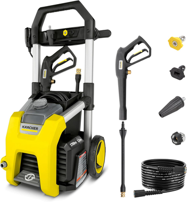 #ad Kärcher K1700 Pressure Washer with 3 Spray Nozzles amp; Detergent Tank 1700 PSI $170.00