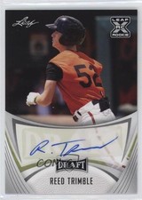 2021 Leaf Draft Base Auto Reed Trimble #BA-RT1 Auto 11h3
