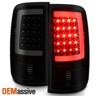 Fit 2007 2013 GMC Sierra 1500 07 14 2500HD 3500HD Black Smoked LED Tail Lights