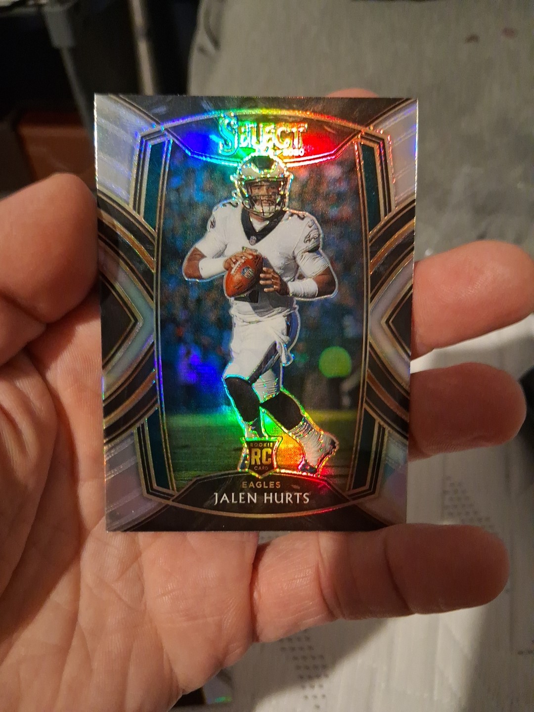 2020 Panini Select - Club Level Jalen Hurts #250 Silver Prizm (RC)