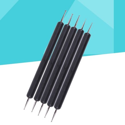 5 Pcs Pattern Tracing Stylus Nail Dotting Tool Embossing Tools Ball