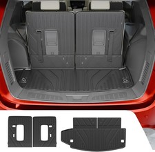Tpe Cargo Liner Backrest Mats For 2016-2026 Dodge Durango All Weather Set Tpe Cargo Liner Backrest Mats For 2016-2026 Dodge Durango All Weather Set