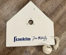 MLB New York Yankees Dan Mattingly Franklin Baseball Home Plate Base And Ball