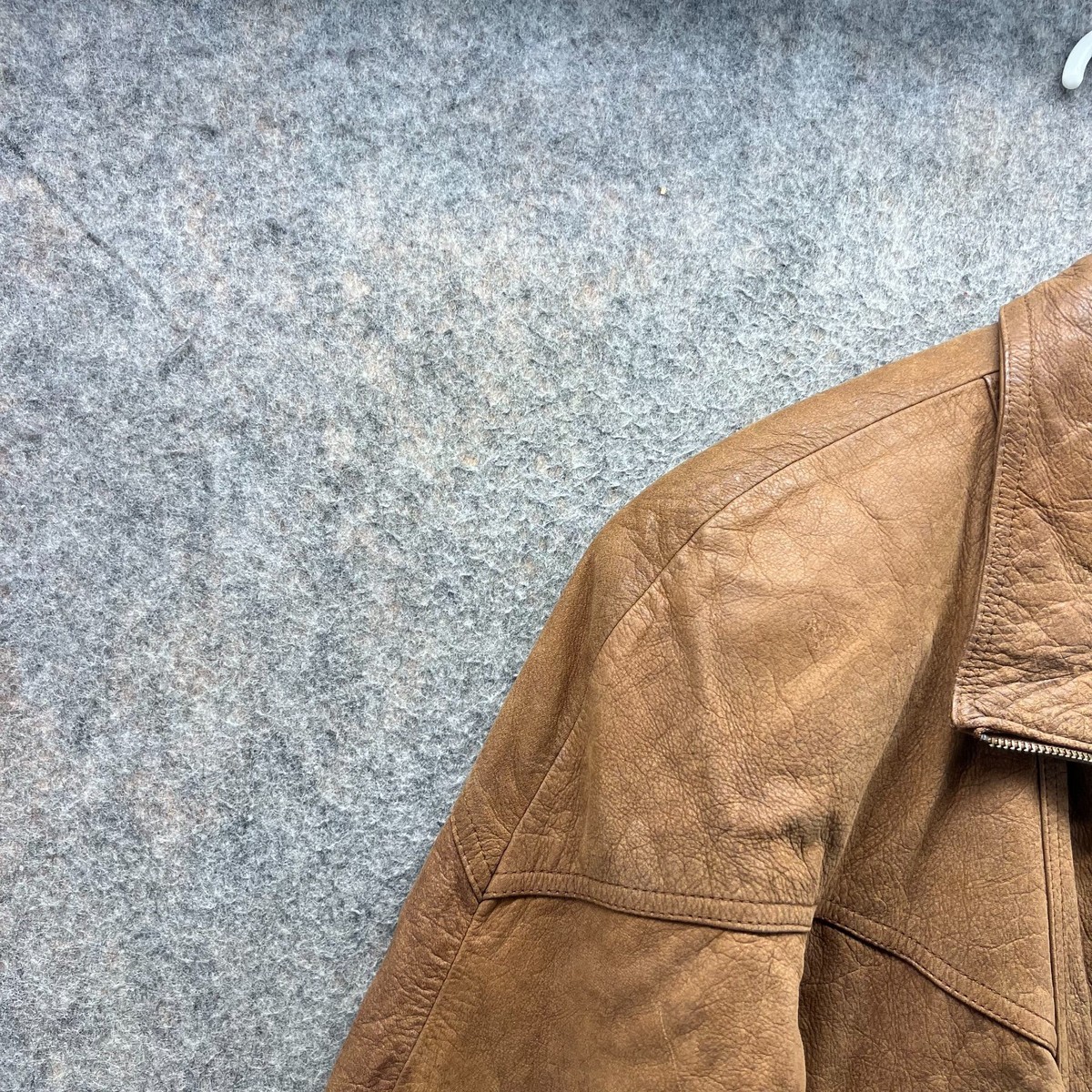 Adventure Bound Leather Jacket Womens Small Brown Western Full Zip 
