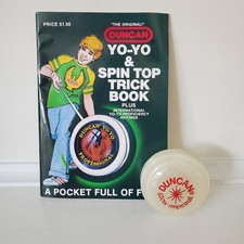 Duncan YO-YO Early 1970s Glow Imperial Classic Rare With Trick Book