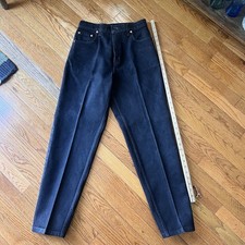 Vintage Levi  s 550 Relaxed Fit Tapered Leg Jeans   Made in USA   Black   Size 8