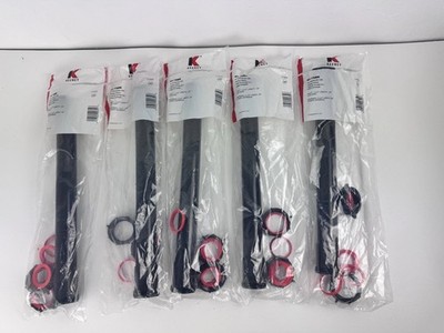 5x Keeney 1-1/2 In. x 16 In. Black Plastic Double End Slip-Join Extension Tube