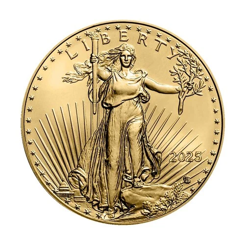 2025 $50 1-oz American Gold Eagle BU