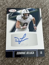 2026 Sage Low Series Football Dominic Deluca Blue Autograph Auto A-DD