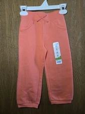 NWT Size 24M Jumping Beans peach joggers sweat pants 