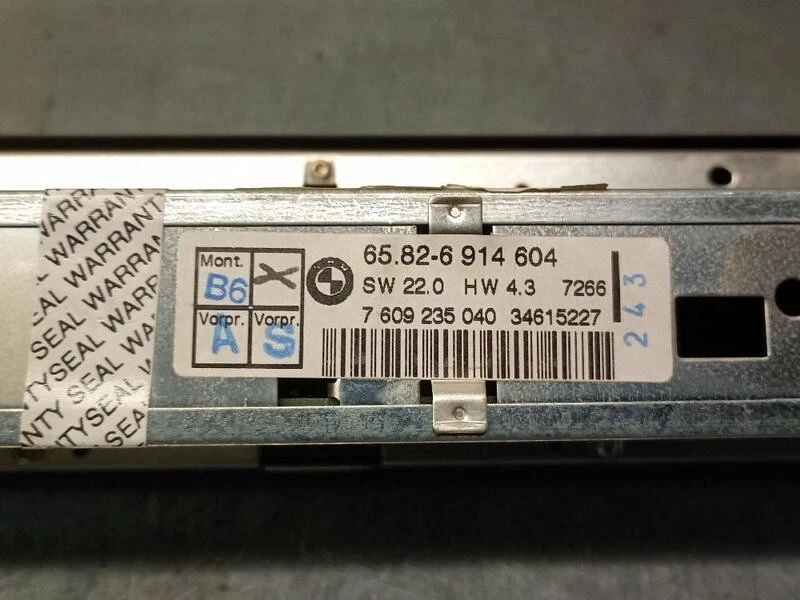 65826914604 commande climatisation pour BMW X5 (E53) 3.0 D 2000 5512267 - Photo 2/4