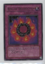 Ring of Destruction Ultra Rare YuGiOh Invasion Chaos Special Edition Promo 2004
