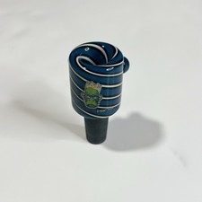 14mm Space King Glass Bowl Slide Water Pipe Hookah - Blue