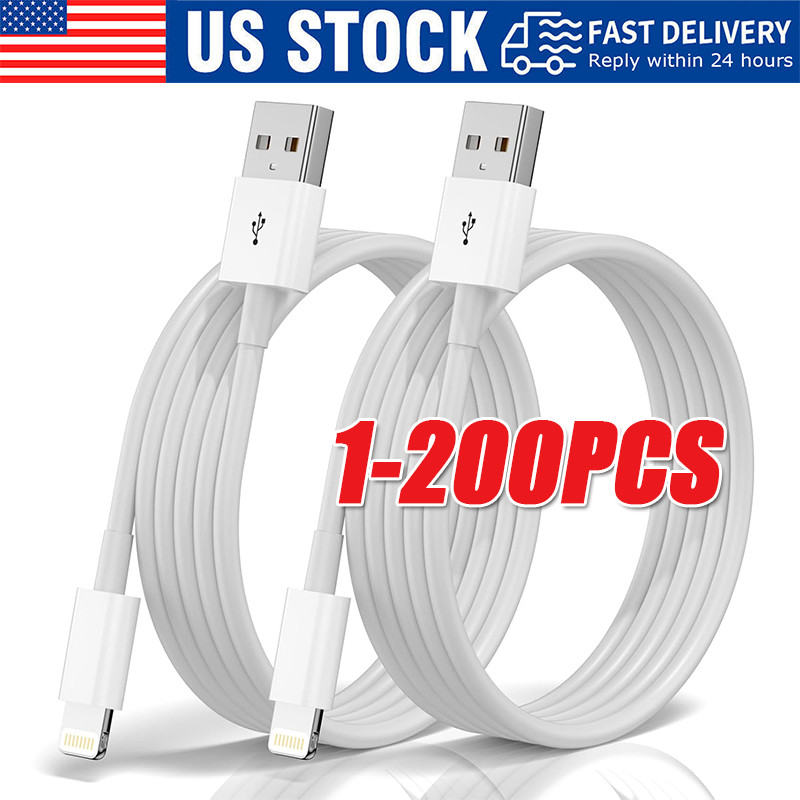 Fast USB Data Charger Cables lot Cords For Apple iPhone 5 S 