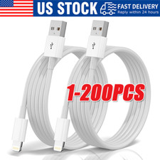 Fast USB Data Charger Cables lot Cords For Apple iPhone 5 S 6 7 8 13 14 X Plus
