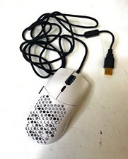Glorious PC Gaming Race O Minus USB RGB Optical Gaming Mouse, Glossy White