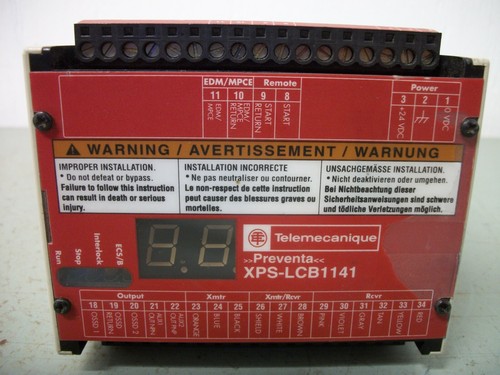 TELEMECANIQUE SAFETY CONTROLLER XPS-LCB1141 - Picture 3 of 3