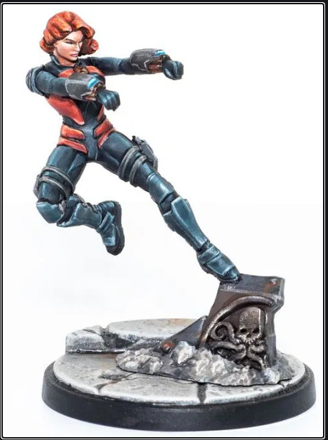 Marvel Crisis Protocol ИСПОЛЬЗУЕТ ТОЛЬКО щит агента Черная вдова НИКАКИХ карт жетонов или Соколиного глаза 3990₽