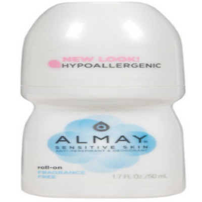 Almay Roll-On Anti-Perspirant & Deodorant Sensitive Skin Fragrance Free 1.7 oz