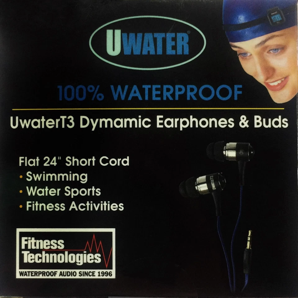 Swim iPOD Shuffle MP3 Player & Buds 100% Waterproof - GREEN - Superior Bundle - Image 2 of 4