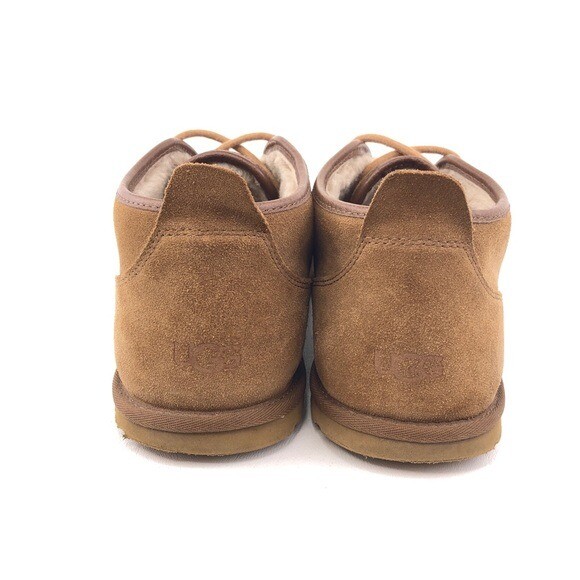 UGG Maksim II Men\'s Boot Chestnut Brown Chukka Shoes Boots Suede Unlined sz 13 UGG 1016680 Maksim Chukka Chestnut Lace Up Shearling Boot  main image 3