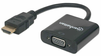 Manhattan HDMI Male to VGA Female Converter, 12''
