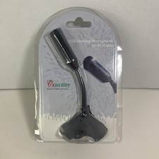 EBerry USB Mini Desktop Microphone for PC Mac, new tested, 5.5" adjustable