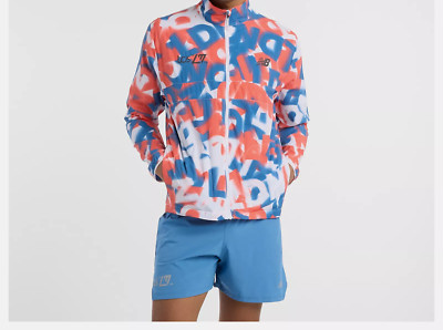 New Balance London Edition Printed Athletics Packable Jacket Multi colors JP F/S
