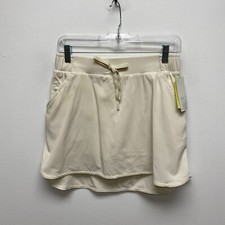 All In Motion Womens Beige Stretch Woven Pockets Pull On Athletic Skort S $28