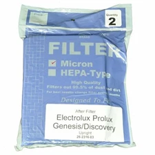 Generic Electrolux Upright Vacuum Cleaner Micron After Filter