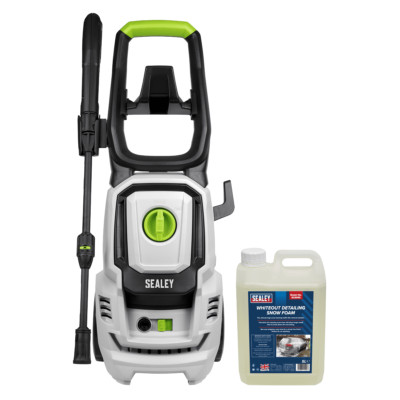 Sealey PW1860COMBO Hochdruckreiniger 130bar 420L/h mit Snow Foam