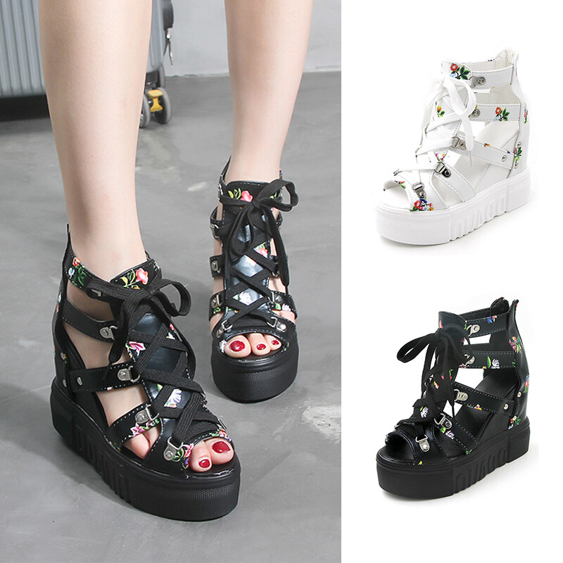 caged platform shoes