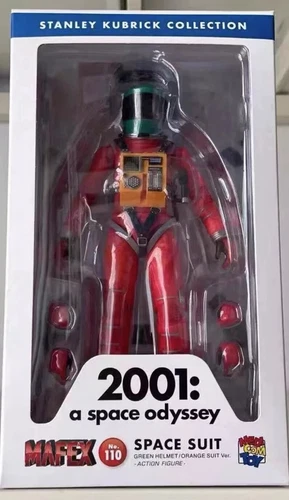 2001 Space Odyssey Mafex No.110 Traje Casco Verde Naranja Ver. Juguete regalo Medicom - Imagen 5 de 6