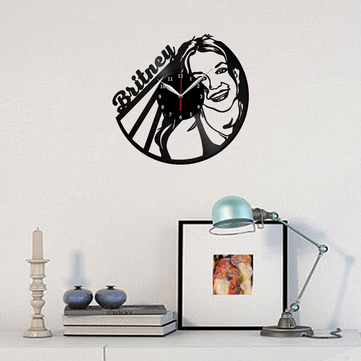 Britney Spears Vinyl Record Wall Clock Home Fan Art Decor 12