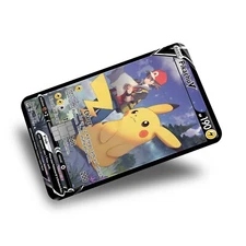 Pokemon Card Credit Card Skin Pikachu V Credit Card Sticker- Pokemon Card Skin