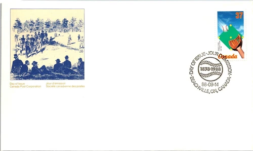 FDC Canada - Baseball 1838-1988 Day Of Issue 1988 - A00085