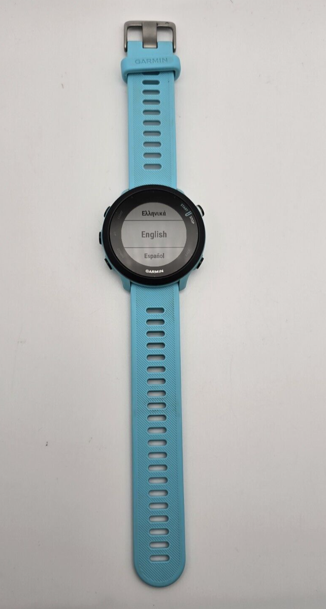 Garmin Forerunner 55 GPS Running Watch & Activity Tracker - Aqua