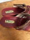 EL NATURALISTA red wedge slip on sandals Strap mules size 11 42 — photo 7
