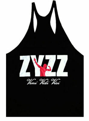 Zyzz gym tank men singlet muscle stringer top shirt bodybuilding tops golds