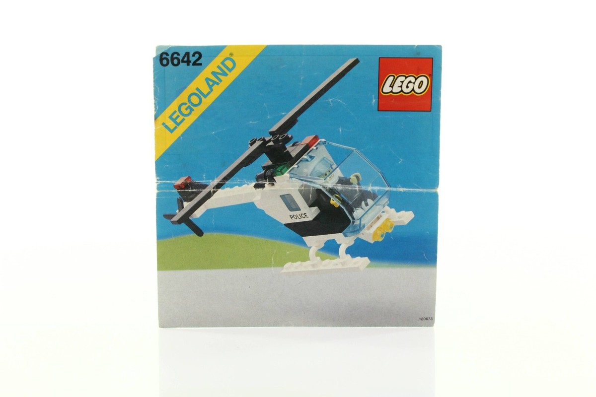 Lego Town Classic Police Set 6642 Police Helicopter 100% complete