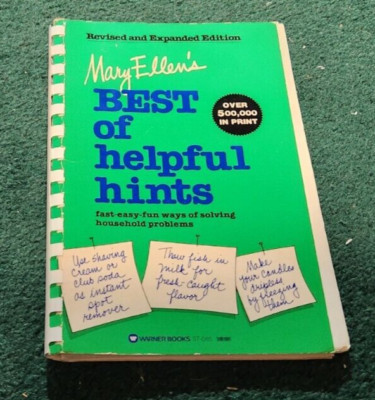 1979 BEST OF HELPFUL HINTS Mary Ellen Pinkham Pearl Higginbotham Illustrated