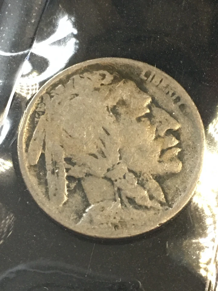 1918D  USA,  Buffalo Nickel ¢5.    - Image 3 of 4