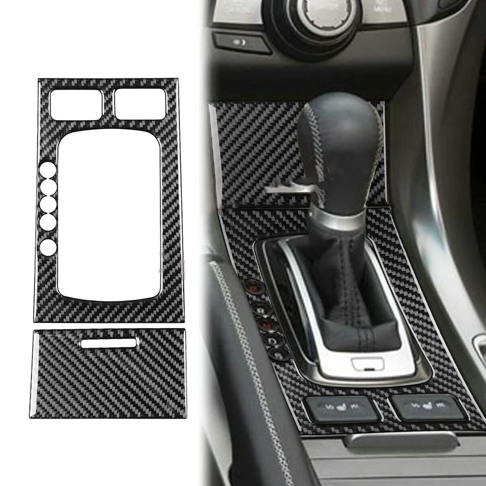 27PCS For Acura TL 2009-2014 Carbon Fiber Full Kits Interior Cover Trim Set - Image 2 of 4