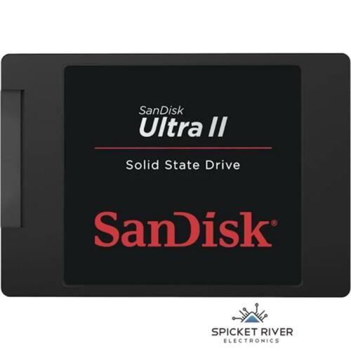 NEW - SanDisk Ultra II 120GB SSD SDSSDHII-120G 2.5" SATA 6G/s Solid State Drive - Picture 1 of 3