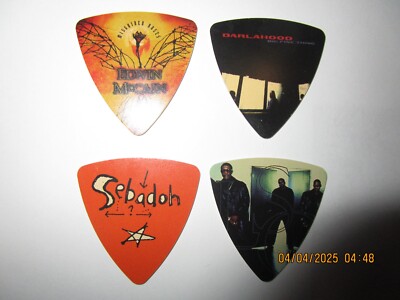 Lot of 4 1990s Doritos Epiphone Guitar Picks - Sebadoh, McCain, Darlahood #1652
