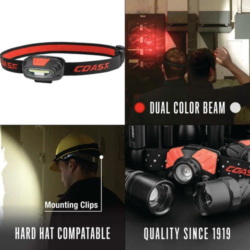 Fl13 250 Lumen Led Headlamp With Red 