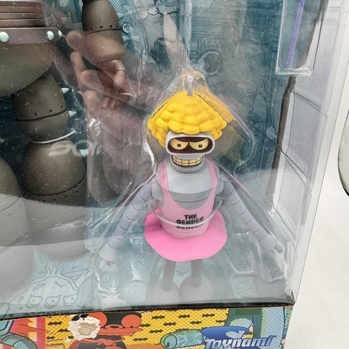 Futurama Destructor Gender Bender Box Set Actionfiguren limitierter Kartonschaden - Bild 5 von 19