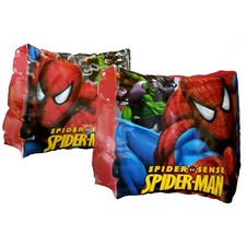 Marvel SPIDER-MAN Kids Boys Swim Arm Bands Floats Spiderman Pool Floaties NEW