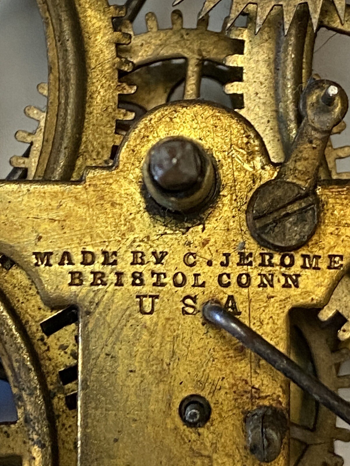 Chauncey Jerome 30 Hour Weight Movement For Ogee Clock eBay