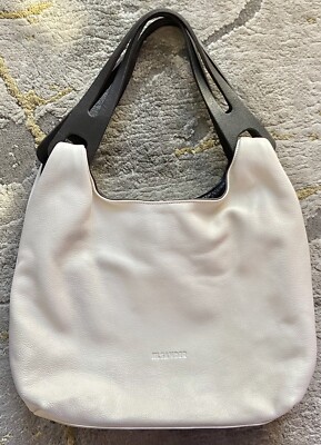 JIL SANDER⚡Large GM cream ivory luxury lambskin leather hobo